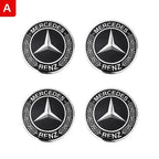 56mm 60mm 65mm 75mm Car Wheel Center Hub Caps Cover Rim Exterior Sticker For Mercedes Benz A B C E Class GLC GLK GLE GLA CLA GLB