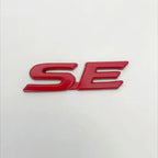 3D Metal SE XSE Logo Rear Trunk Emblem Badge Decals Sticker For Toyota Camry Sienna Highlander Corolla Car Styling Accessories