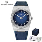 PAGANI DESIGN Men's Sport Quartz Watches Ultra-Thin 7mm Series 222 Sapphire Stainless Steel Waterproof Watches for Man