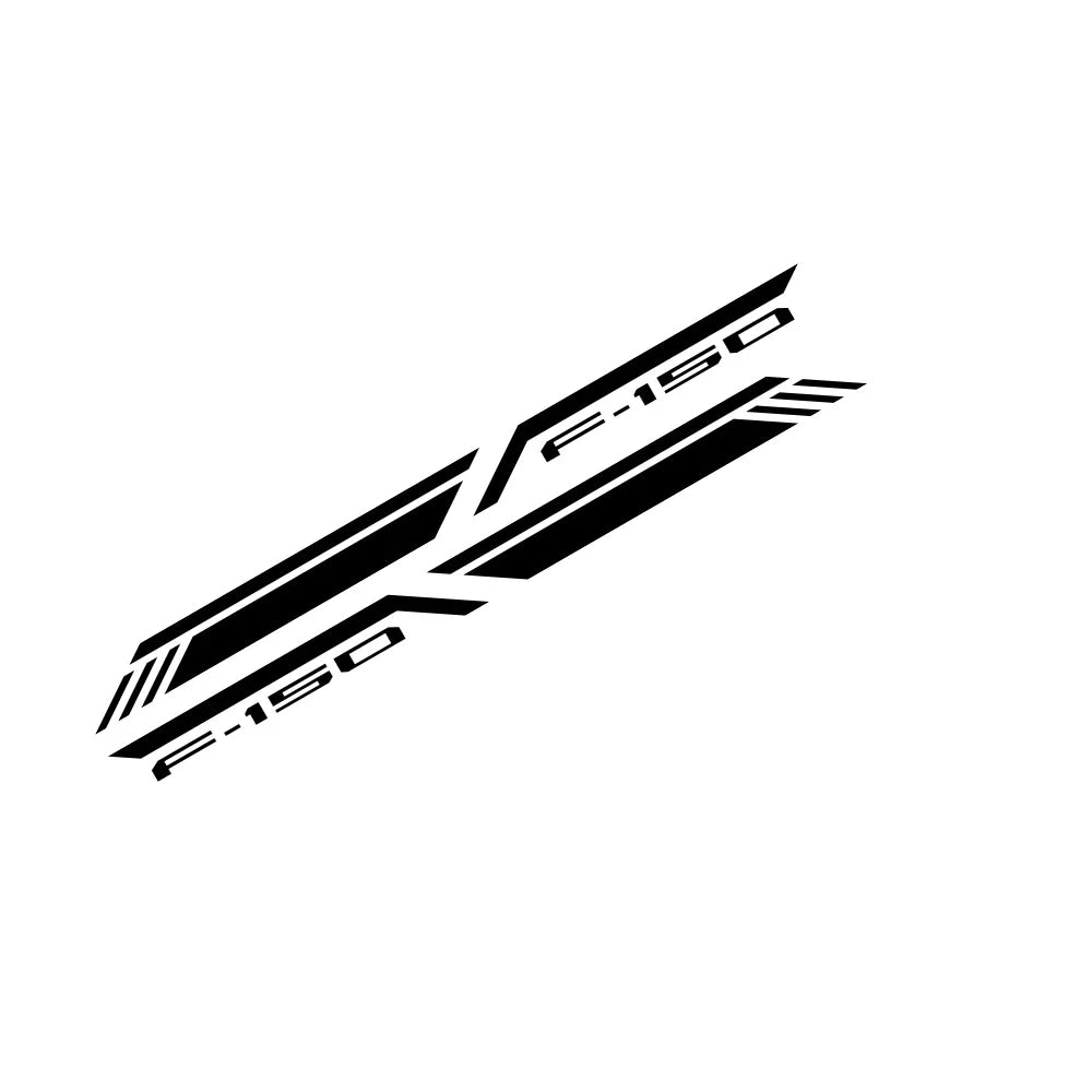 For Ford F150 Raptor Lariat Limited Pickup Bed Side Sticker Car Stripes Style Decor Decal Truck Vinyl Cover Auto Accessories