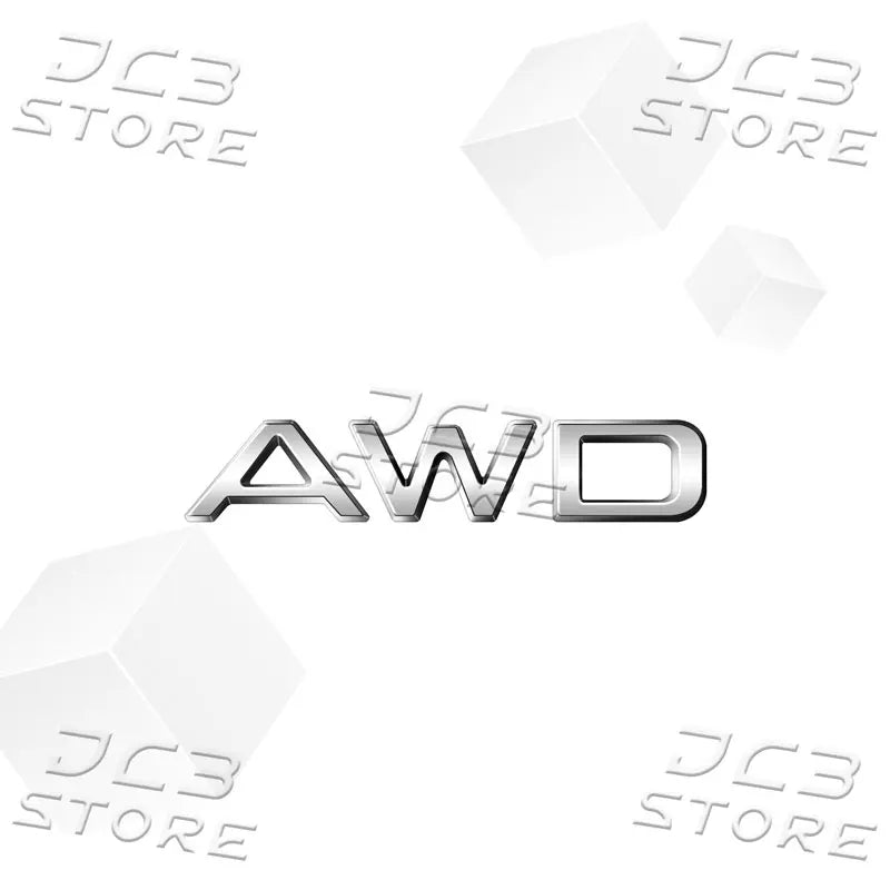 1Pcs 3D Chrome Metal Car AWD Letter Logo Fender side Rear Bumper Trunk Emblem Sticker For Lexus IS200 IS250 IS300 IS350 Decor
