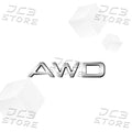1Pcs 3D Chrome Metal Car AWD Letter Logo Fender side Rear Bumper Trunk Emblem Sticker For Lexus IS200 IS250 IS300 IS350 Decor