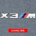 3D Metal Car Body Side Badge Body Rear Trunk Decor Sticker Modification For BMW M X1 X2 X3 X4 X5 E84 F26 E83 F25 E53 E70 E71 G02