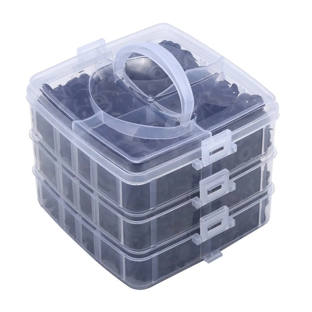 750 Pcs Car Retainer Clips Auto Fasteners Push Trim Clips Pin Rivet Bumper Kit Accessories