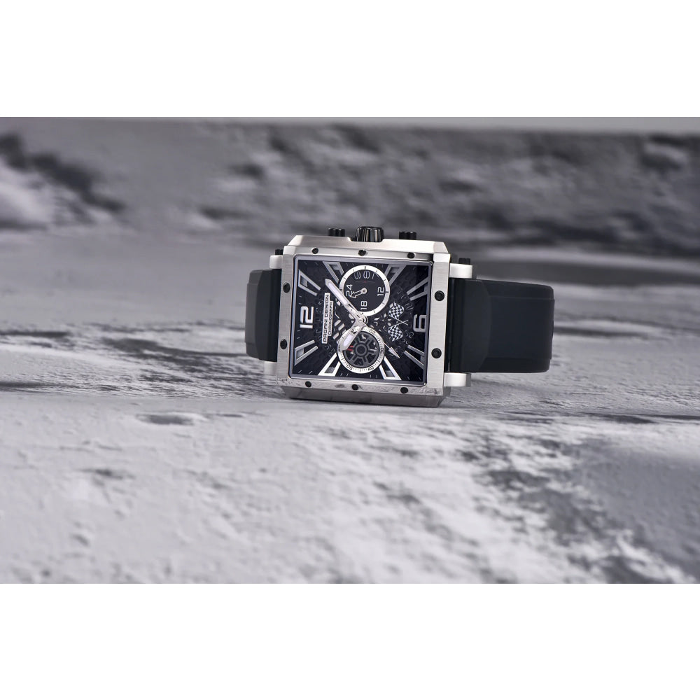 2026 New Pagani Design PD1725 Men Square Quartz Watch Chronograph 42MM Sapphire Glass Waterproof Racing Sports Silicone reloj