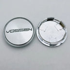 4pcs/set 68mm ( Clips 62mm ) Car Wheel Center Caps Rim Hub Dust Cover Wheel Hubcaps Vossen Logo Emblem Badge Car Accessories