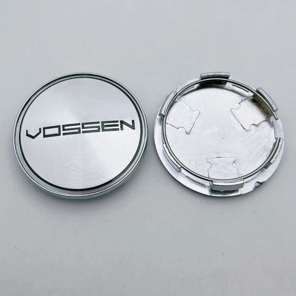 4pcs/set 68mm ( Clips 62mm ) Car Wheel Center Caps Rim Hub Dust Cover Wheel Hubcaps Vossen Logo Emblem Badge Car Accessories
