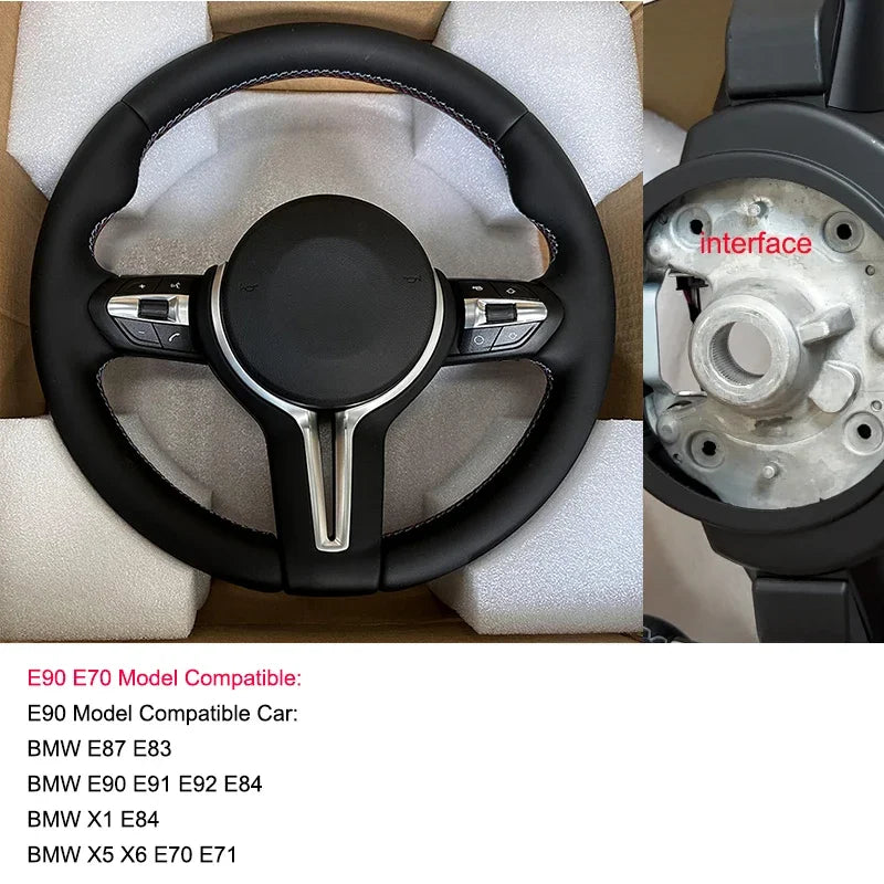 F01 F06 F10 F11 F15 F20 F21 F22 F30 F31 F32 F36 E70 E90 M3 M4 M5 For BMW 3 5 Series Manual Steering Wheel Without Paddle