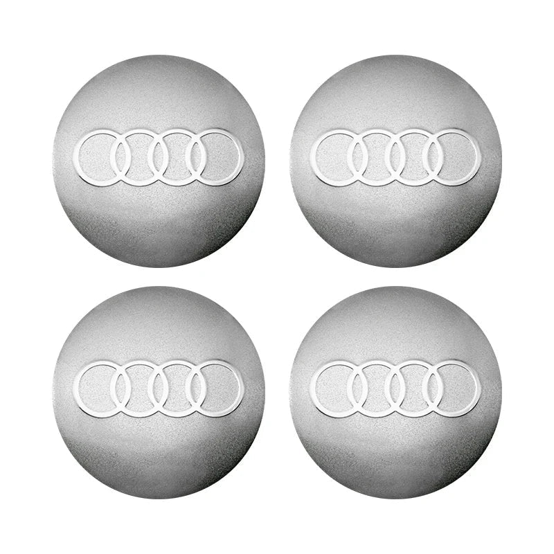 4Pc 56mm Car Wheel Center Hub Cap Rim Cover Emblem Stickers For Audi sline Rs A4 B7 B8 B9 A3 8P 8L 8V A5 A6 C6 C5 C7 A1 A7 A8 Q2