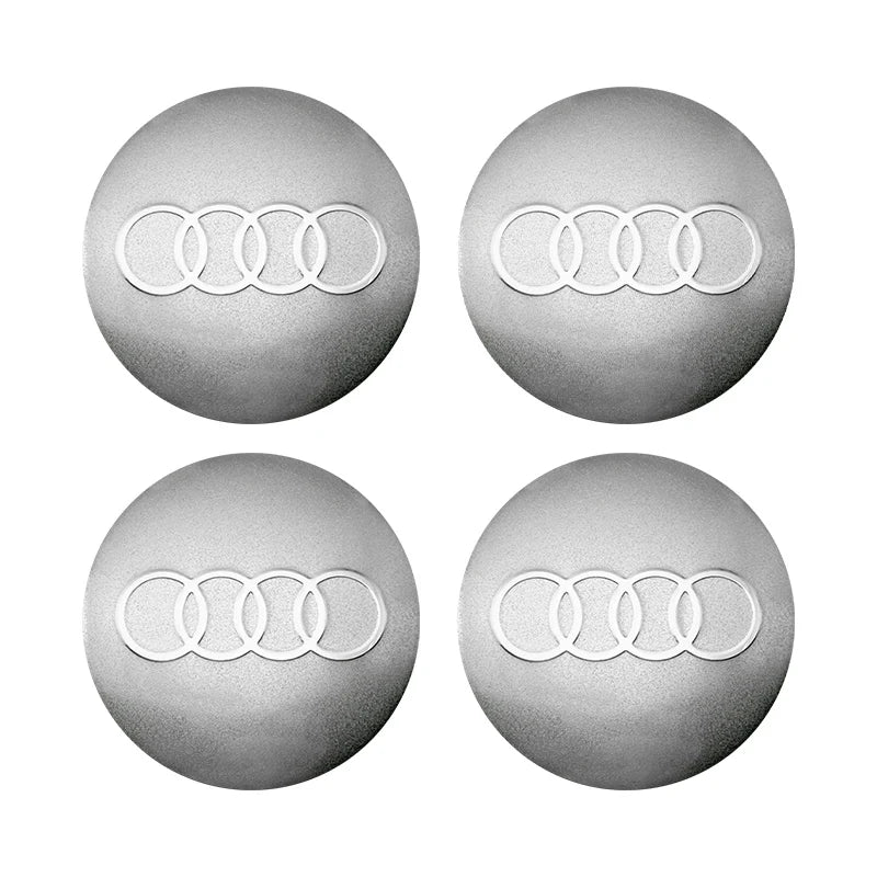 4Pc 56mm Car Wheel Center Hub Cap Rim Cover Emblem Stickers For Audi sline Rs A4 B7 B8 B9 A3 8P 8L 8V A5 A6 C6 C5 C7 A1 A7 A8 Q2