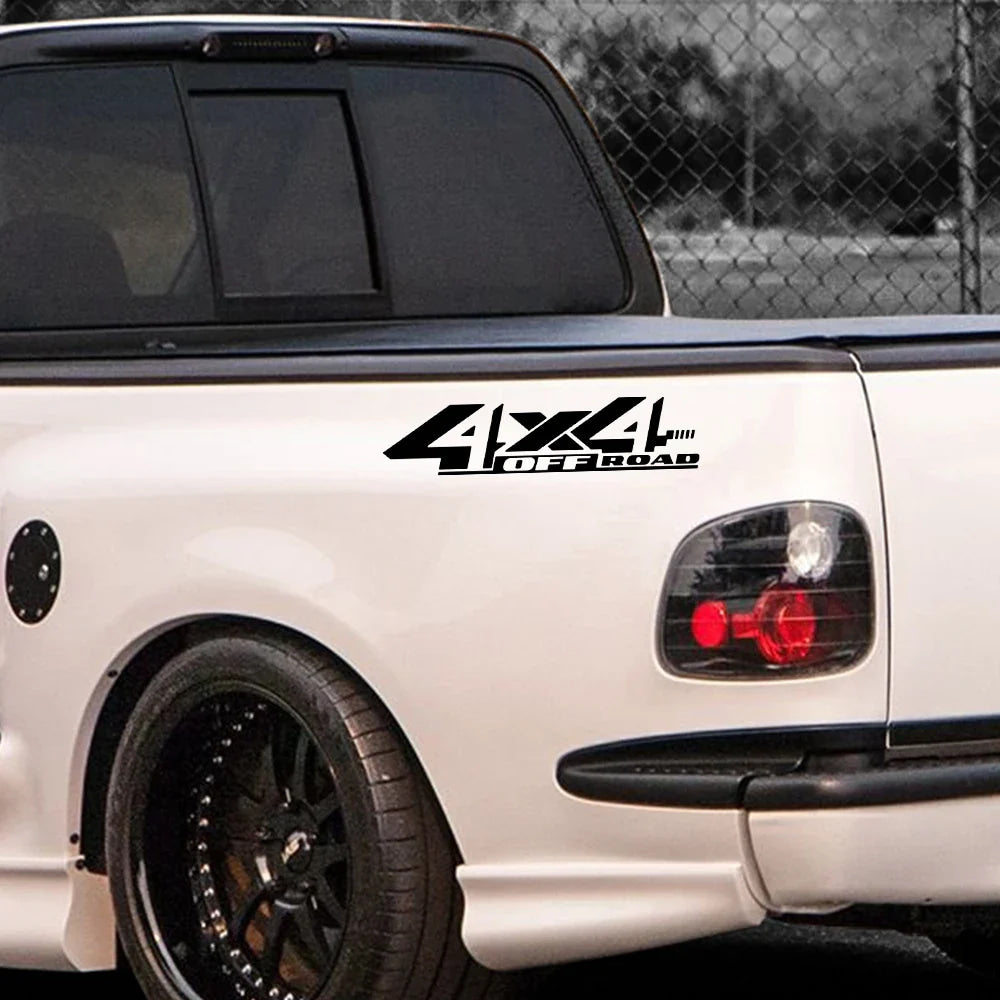 Car 4x4 Off Road Sticker Pickup Truck Vinyl Decor Decal For Isuzu Dmax Ford Ranger F150 Toyota Hilux GMC Sierra Canyon Dodge RAM