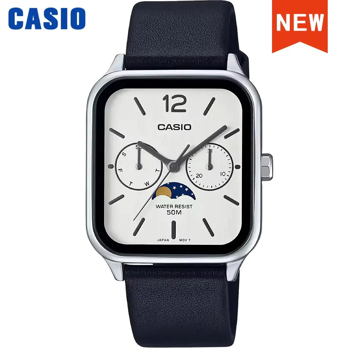 Casio-Reloj de pulsera de cuarzo para hombre, conjunto de marca de lujo, resistente al agua 50m, luminoso, deportivo, militar, masculino
