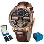 PINDU Watch New TOP Men Mechanical Watch Godfather Fashionable Classic Series 45.5MM Wristwatches Men M2791B