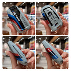 M-Power Logo Car Key Case Cover For BMW 530i 550i 320i 1 2 3 4 5 Series 118i 225i M240i F20 F21 F30 F31 F25 F01 F02 Accessories