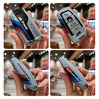 M-Power Logo Car Key Case Cover For BMW 530i 550i 320i 1 2 3 4 5 Series 118i 225i M240i F20 F21 F30 F31 F25 F01 F02 Accessories