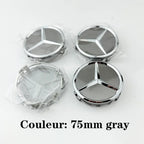 For AMG 4pcs 75MM Car Wheel Center Hub Caps Covers Mercedes Benz A B C S Class AMG GLA CLA GLC W176 W221 W204 W205 accessories