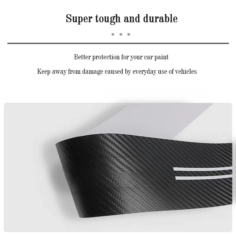 1/4/5Pcs Car Door Sill Scuff Plate Decor Carbon Fiber Stickers For Ford ST Line Focus Fiesta Shelby Edge Mondeo Explorer Transit