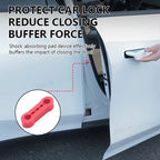 SEAMETAL Car Door Shock Absorber Universal Car Door Buckle Soundproof Deadener Damper Cushion Anti-Vibration Buffer Pad