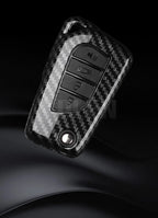 For Toyota Camry RAV4 Forturner Hilux Auris Corolla Avensis Verso Yaris Aygo Scion TC ABS Carbon Fiber Style Car Key Case Cover
