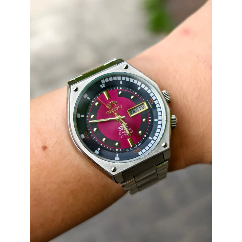 Mechanical Watch All Men's Mechanical Watch Night Light Display Waterproof Hollow Dial Full Function Orient WAtch