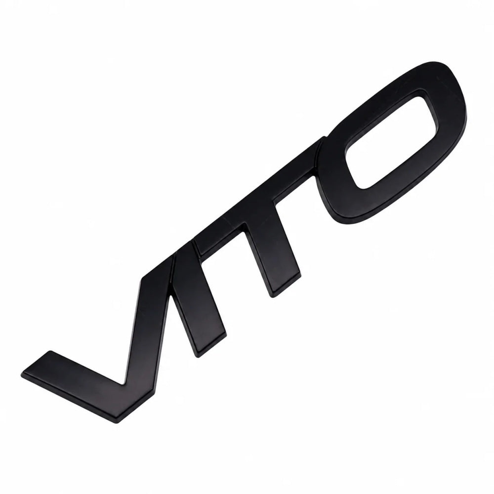 For Fujian Benz Mercedes Benz VITO 3D Metal Rear Trunk Emblem Badge Sticker Tailgate Body Letter Logo Decal Trim Car Accessory
