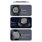 Casio Men's Large Dial Multi-Function Electronic Watch Simple Clear Display AE-1500WHX-1A/3A