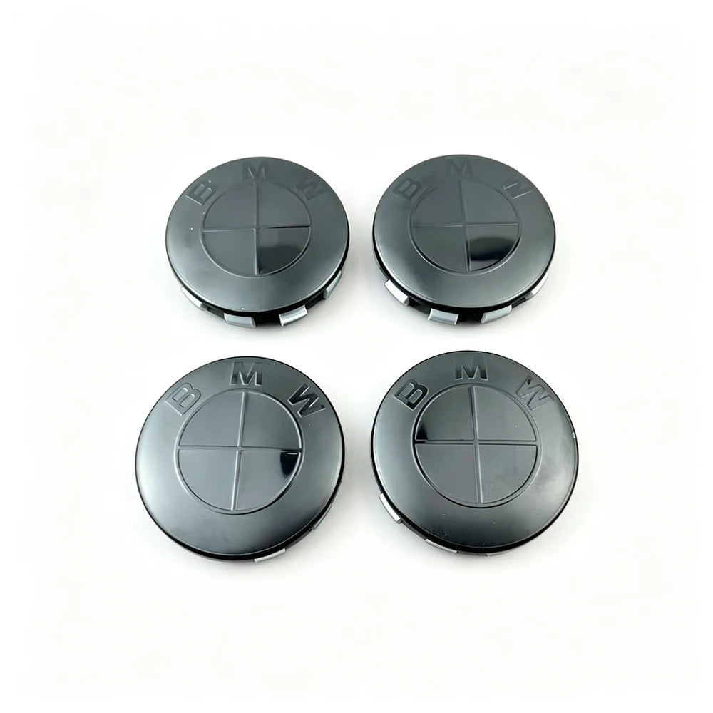 4Pcs Car Wheel Hub Cap Center Emblem LOGO Accessories for BMW E90 E60 F18 E46 X3 X5 X1 G30 E60 F30 E90 G20 E46 F02 G28 56MM 68MM