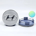 4pcs 3D 60mm For Car Metal Emblem Wheel Hub Center Cap Metal Covers For Hyundai Tucson IX35 I30 I20 Kona Coupe Veloster I40 Getz