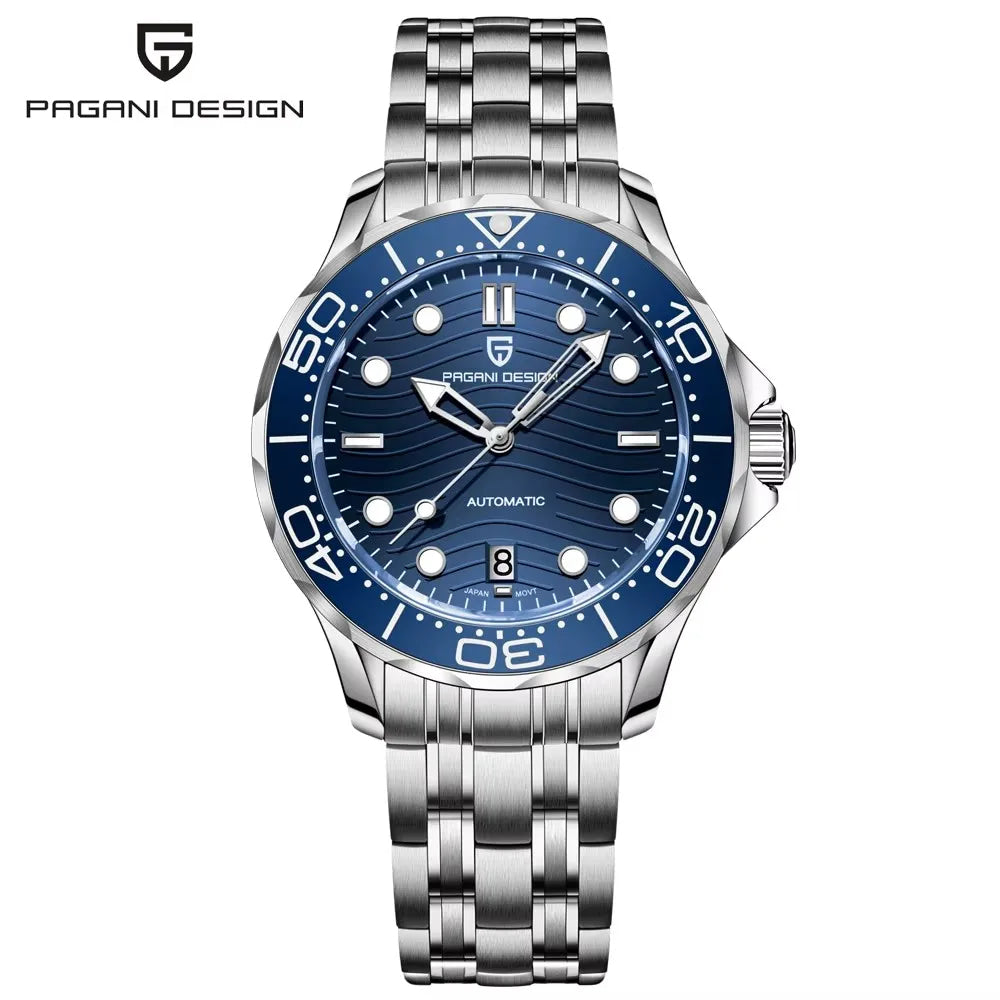 2026 New PAGANI DESIGN Men's Mechanical Watches Top Luxury Automatic Watch For Men AR Sapphire Luminous Waterproof ceramic Bezel