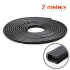 Protector de borde de puerta de coche, tiras protectoras universales para puerta de coche, tira selladora de sellado de capó de maletero para puertas de automóviles