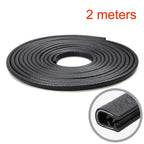 Protector de borde de puerta de coche, tiras protectoras universales para puerta de coche, tira selladora de sellado de capó de maletero para puertas de automóviles