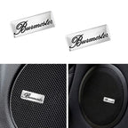 Chevrolet 3D Aluminum Car Audio Stickers Fit For Silverado Impala Malibu Equinox Cruze Camaro Tahoe/Suburban Blazer Spark Aveo