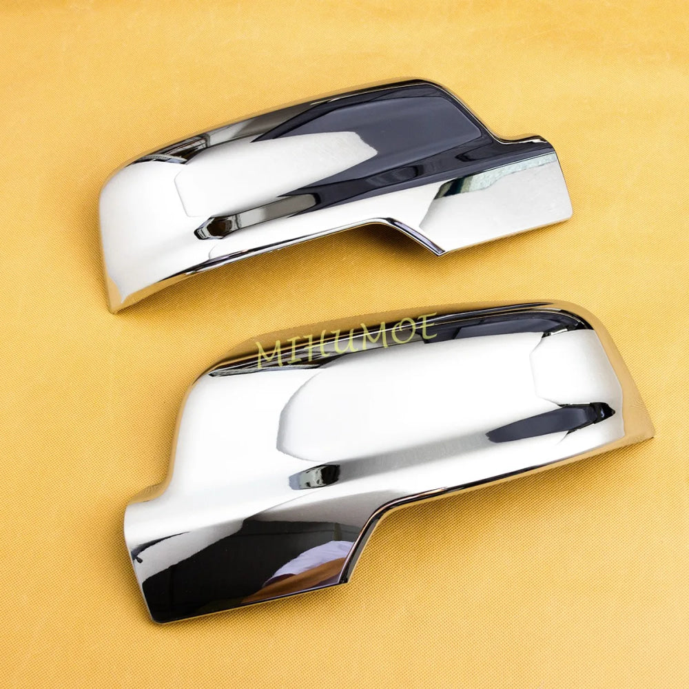 For Dodge Ram 1500 2019 2020 2021 2022 2023 2024 2025 Car Rear View Side Mirror Cover Caps Trim Chrome