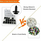 750 Pcs Car Retainer Clips Auto Fasteners Push Trim Clips Pin Rivet Bumper Kit Accessories