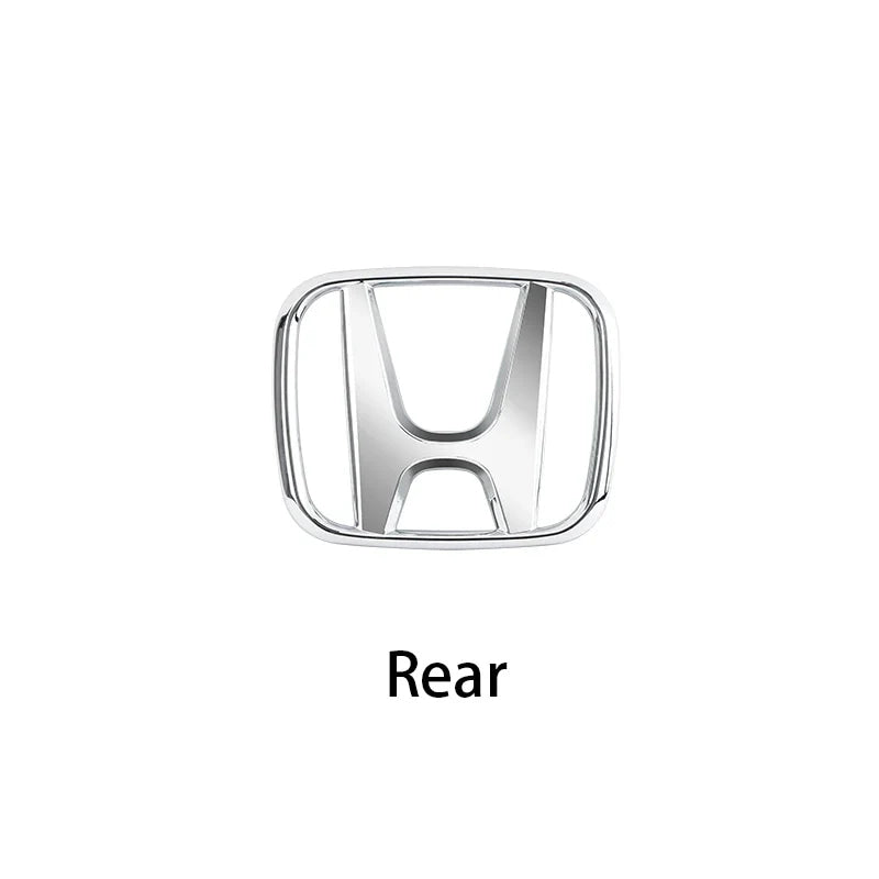 3D ABS Car Emblem Front Head Grill Hood Bonnet Emblem Rear Tail Bumper For Honda Civic 2006-2015 8th 9th 9.5th generation Civic