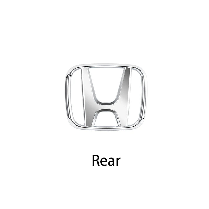 3D ABS Car Emblem Front Head Grill Hood Bonnet Emblem Rear Tail Bumper For Honda Civic 2006-2015 8th 9th 9.5th generation Civic
