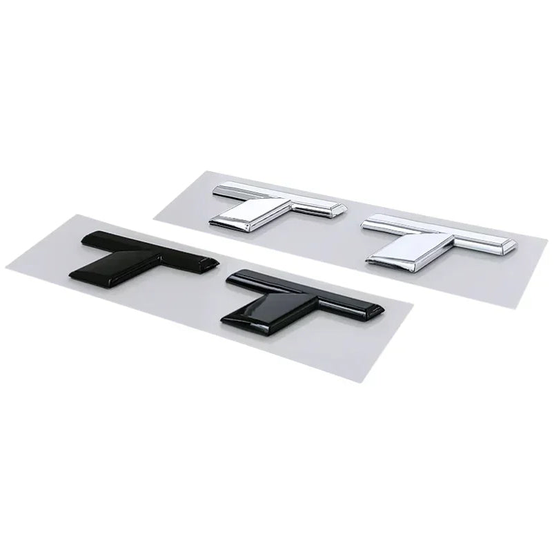 3D ABS Chrome Black TT Logo Car Rear Trunk Emblem Badge Sticker Decals for Audi TT RS MK1 8N 8J MK3 8S MK2 Accessories