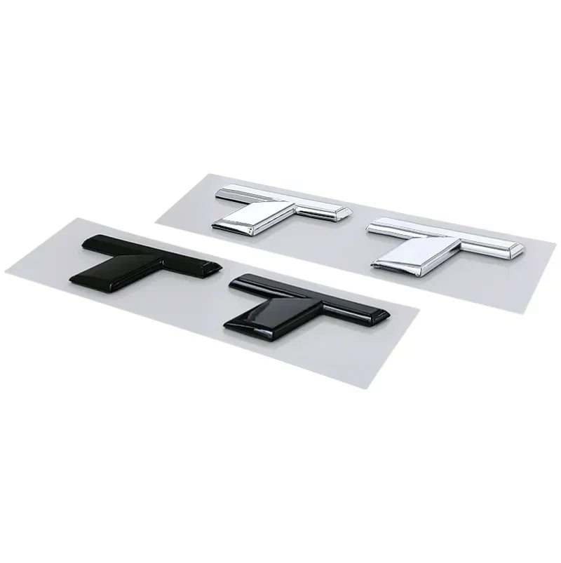 3D ABS Chrome Black TT Logo Car Rear Trunk Emblem Badge Sticker Decals for Audi TT RS MK1 8N 8J MK3 8S MK2 Accessories
