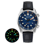 BERNY Automatic Diver Watch for Men Top Luxury Sapphire 316L Steel Blue Dial 200M Waterproof Mechanical Diving Men's Watches