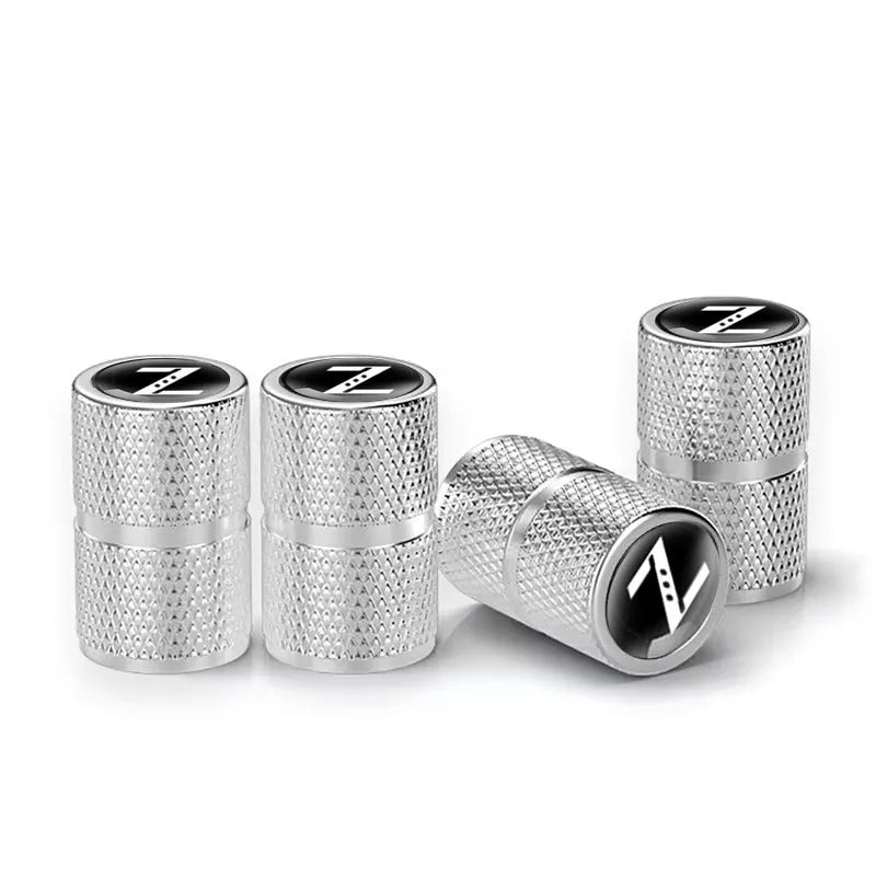 4Pcs Car Styling For Z Badge Aluminium Alloy Wheel Tire Valve Cover Caps Auto Accessories Car Motorcycle For Nissan Accessories