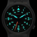 BERNY Full Titanium Watches for Men Outdoor Quartz Men's Field Wristwatch VH31 Super Luminous Sapphire Easy Read Watch