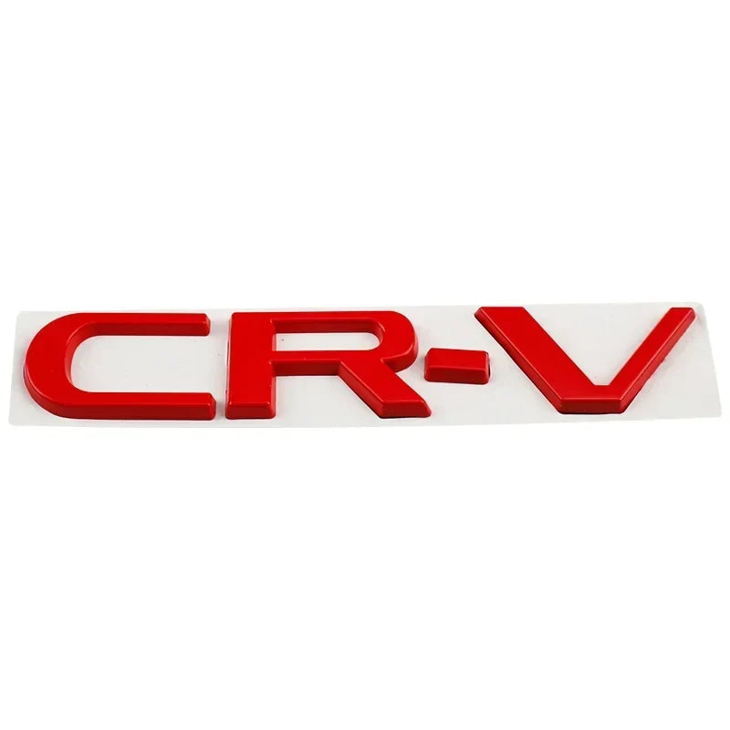 15.4cm Metal 3D Car Stickers Side Fender Badge Styling for Honda CRV Logo 2023 2024 Rear Trunk Emblem Decal Exterior Accessories
