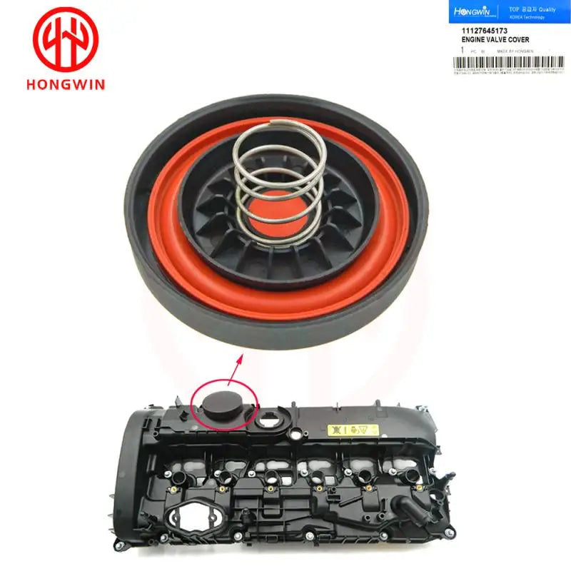New PCV Valve Cover Repair Kit Valve Cap With Membrane For BMW B58 11127645173 20 F21 F22 F23 F30 F31 F34 F33 F36 G30 G31 X3 X4