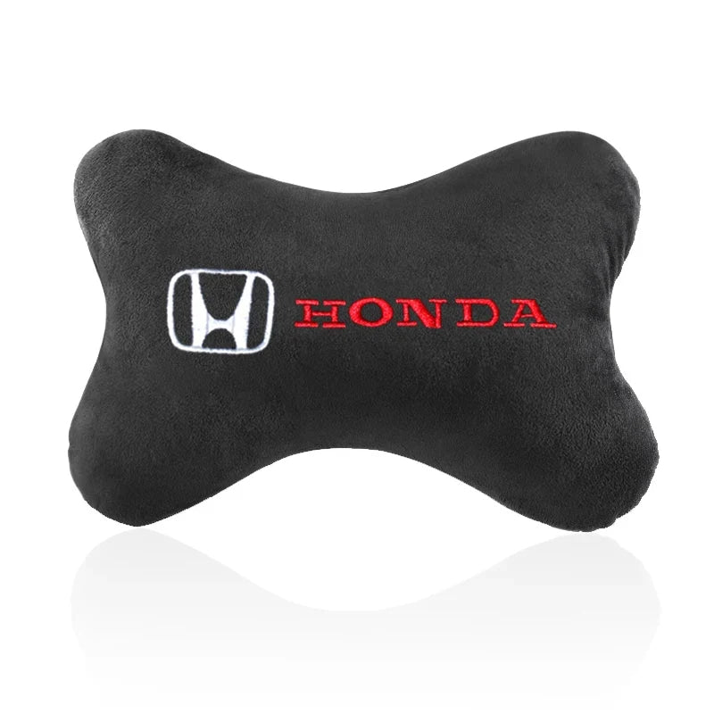 2 pcs For Mugen Power Honda Civic city Odyssey Accord CRV Hrv Jazz Car headrest pillow  Protect Shoulders Pads styling