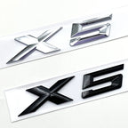 For BMW X 5 E70 ‎E53 ‎F15 X5 Letter Trunk Emblem Rear Badge Decal Sticker Black Brand New And High Quality