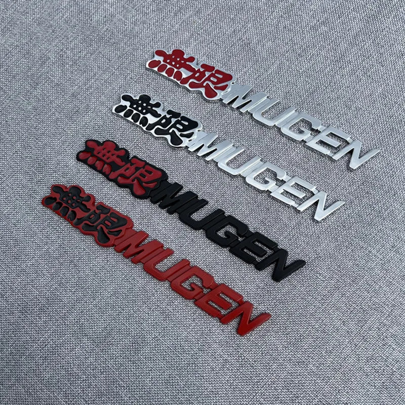 3D Car Sticker Grille Badge MUGEN Emblem for Honda Accord Civic CRV Crosstour H-RV nsx Pilot Odyssey City CRZ Spirior AVANCIER