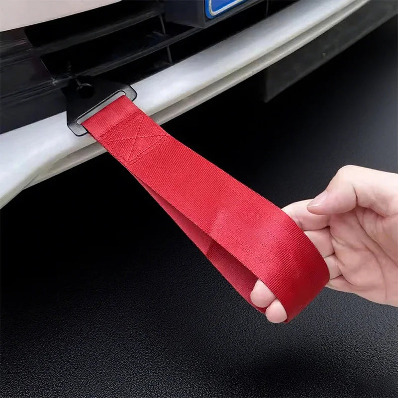 Car Tow Rope Trailer Racing Strap Auto Accessories For Toyota Hilux Aygo Yaris Ractis Corolla Camry CHR Auris Tacoma Cruiser TRD