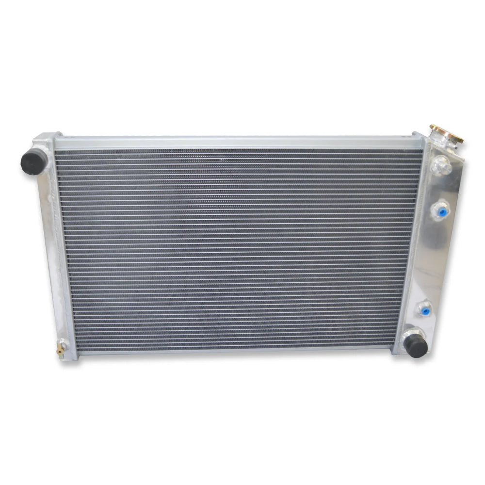 ALUMINUM RADIATOR + FANS For Chevy Camaro/75-79 Nova/68-73 Chevelle El Camino 1970-1981 Hot Selling