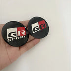 4Pcs 56mm GR Sport Logo Car Wheel Center Hub Caps Stickers Rim Decal For Toyota Corolla 86 Supra CHR Yaris Camry Prius Rav4 Auto