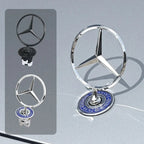 Car Bonnet Label Badge 3D Star Zinc Alloy Car Front Hood Emblem Mercedes Benz  W203 W204 W205 W206 W212 W213 W222 W223 E300
